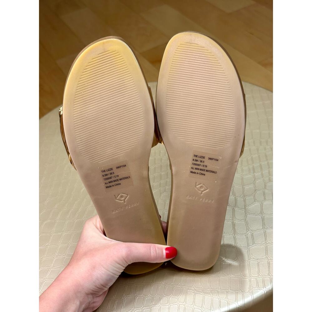 Katy Perry Rose Gold Lizzie Slides - Women’s US size 8.5 - Picture 4 of 5